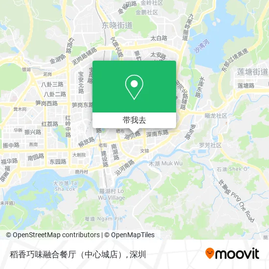 稻香巧味融合餐厅（中心城店）地图