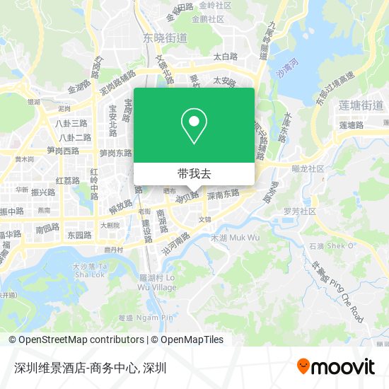 深圳维景酒店-商务中心地图