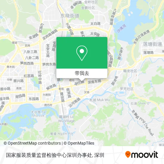 国家服装质量监督检验中心深圳办事处地图