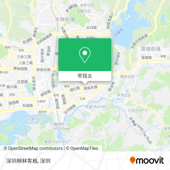 深圳桐林客栈地图