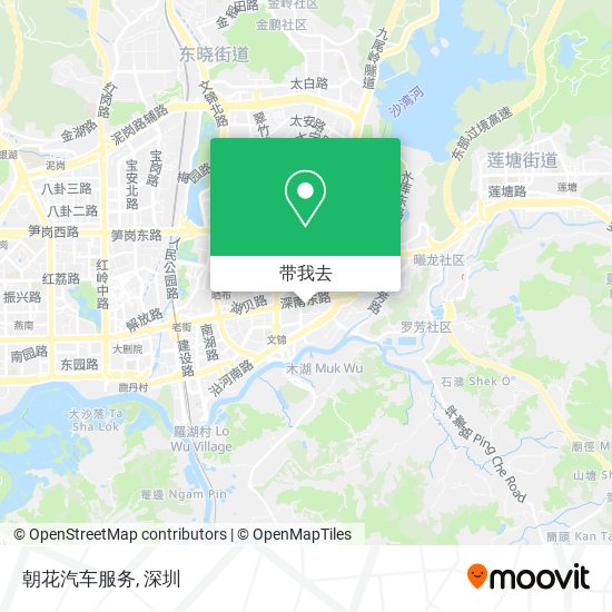 朝花汽车服务地图