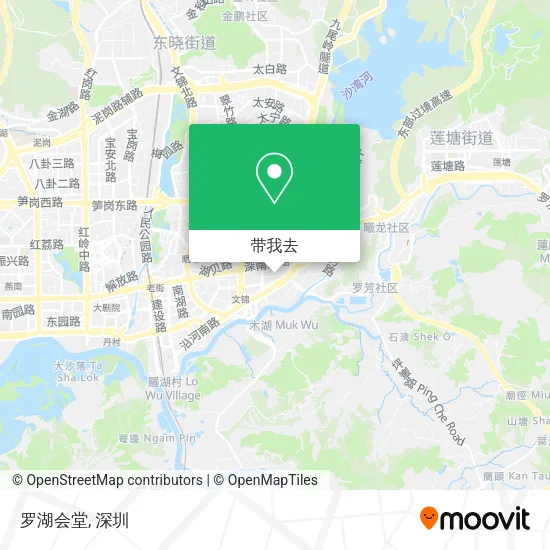 罗湖会堂地图