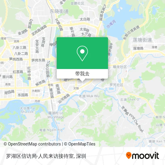 罗湖区信访局-人民来访接待室地图