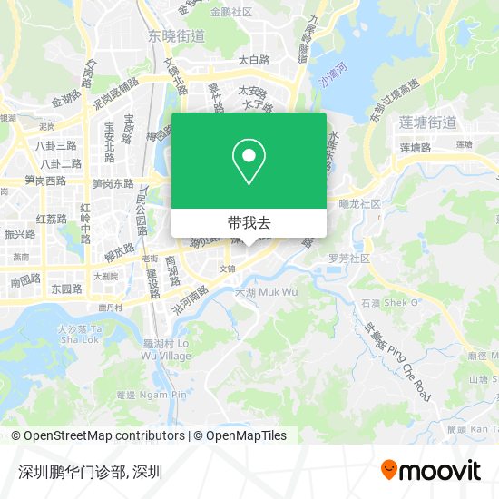 深圳鹏华门诊部地图