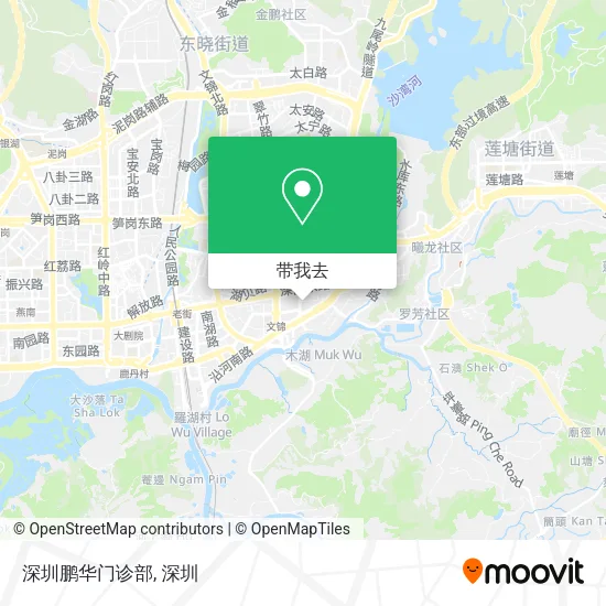 深圳鹏华门诊部地图