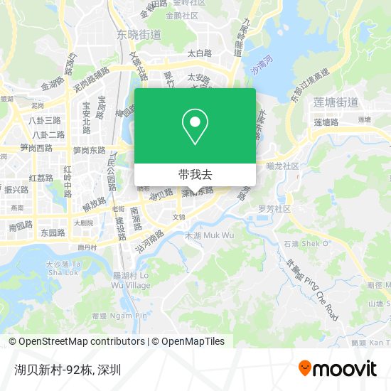 湖贝新村-92栋地图