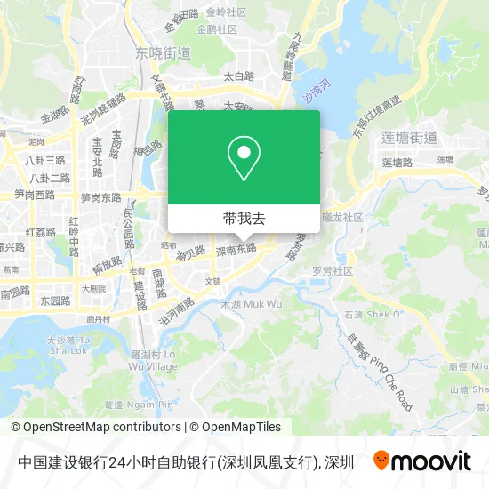中国建设银行24小时自助银行(深圳凤凰支行)地图