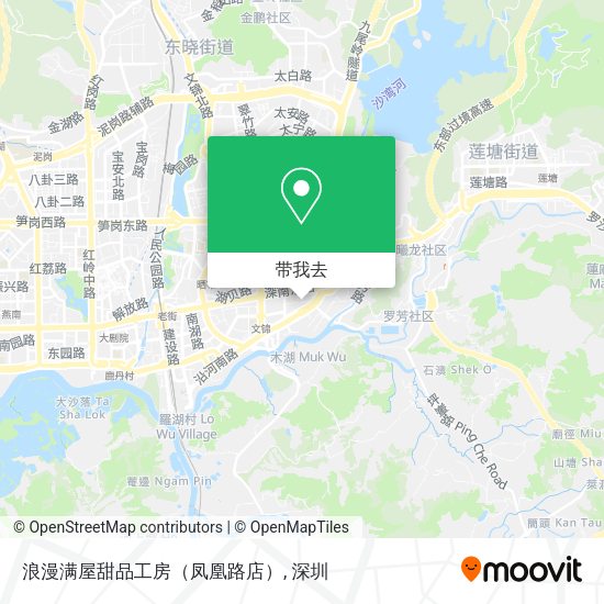 浪漫满屋甜品工房（凤凰路店）地图