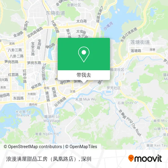浪漫满屋甜品工房（凤凰路店）地图