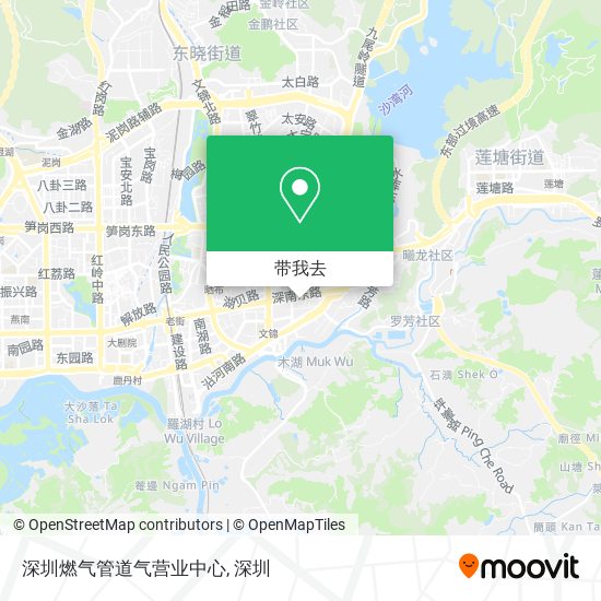 深圳燃气管道气营业中心地图