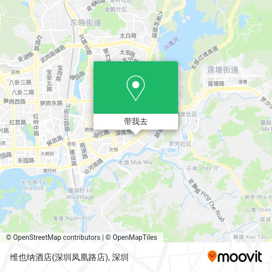 维也纳酒店(深圳凤凰路店)地图
