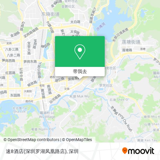 速8酒店(深圳罗湖凤凰路店)地图