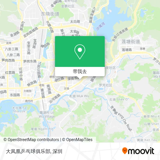 大凤凰乒乓球俱乐部地图