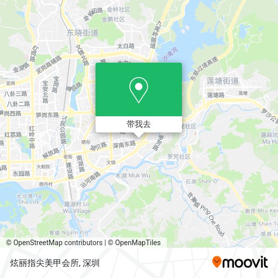 炫丽指尖美甲会所地图
