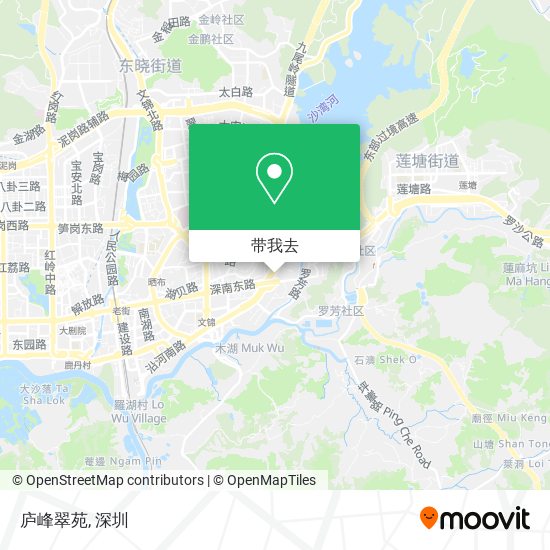 庐峰翠苑地图