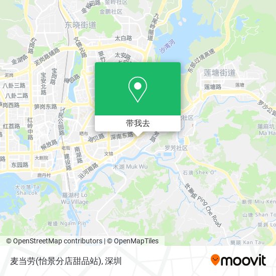 麦当劳(怡景分店甜品站)地图