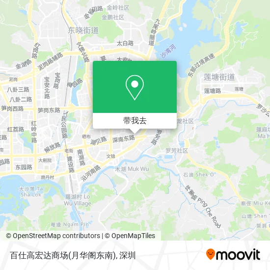 百仕高宏达商场(月华阁东南)地图