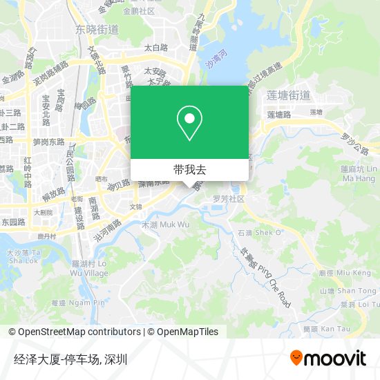 经泽大厦-停车场地图