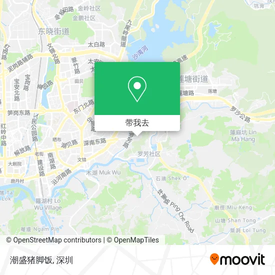 潮盛猪脚饭地图