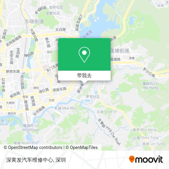 深黄发汽车维修中心地图