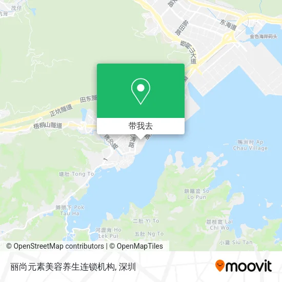 丽尚元素美容养生连锁机构地图