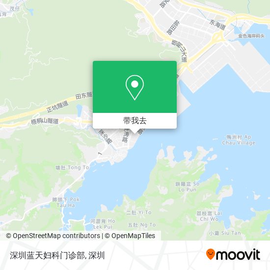 深圳蓝天妇科门诊部地图