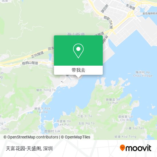 天富花园-天盛阁地图