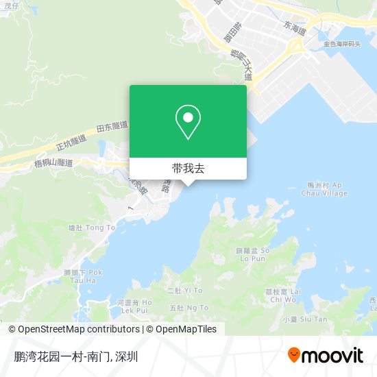 鹏湾花园一村-南门地图