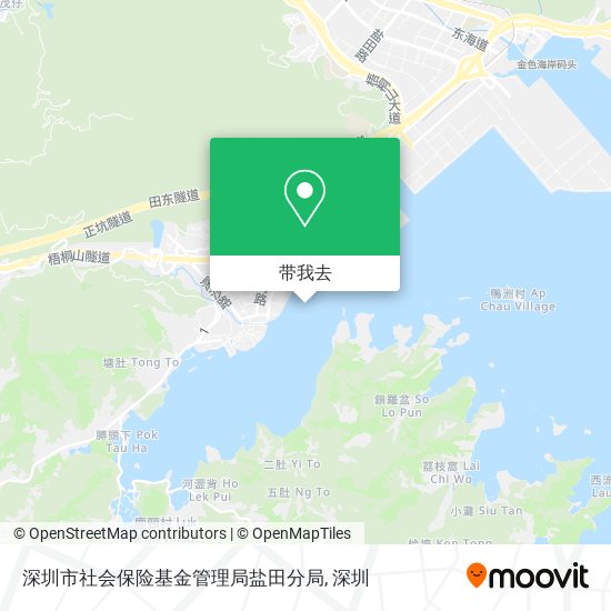 深圳市社会保险基金管理局盐田分局地图