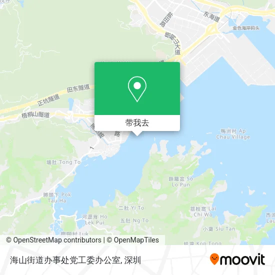 海山街道办事处党工委办公室地图