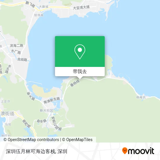 深圳伍月林可海边客栈地图