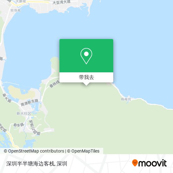 深圳半半塘海边客栈地图