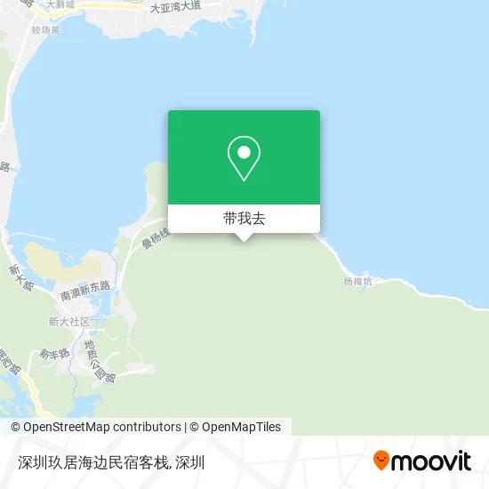 深圳玖居海边民宿客栈地图