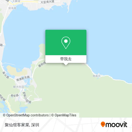 聚仙馆客家菜地图