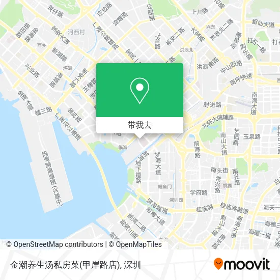 金潮养生汤私房菜(甲岸路店)地图