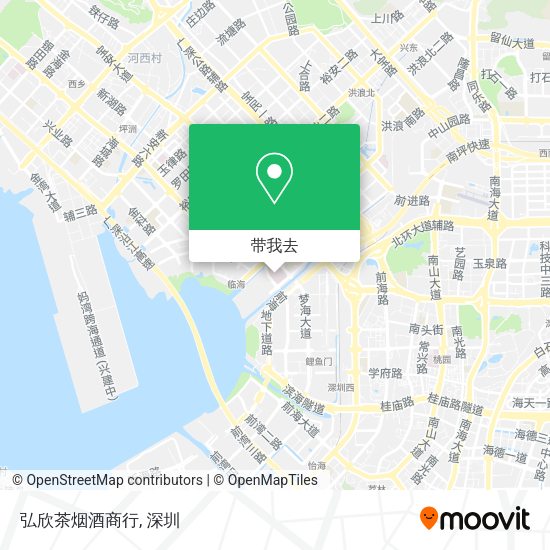 弘欣茶烟酒商行地图