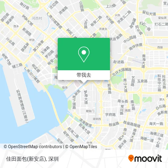 佳田面包(新安店)地图