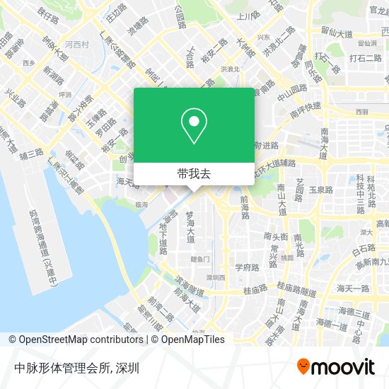 中脉形体管理会所地图