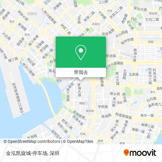 金泓凯旋城-停车场地图