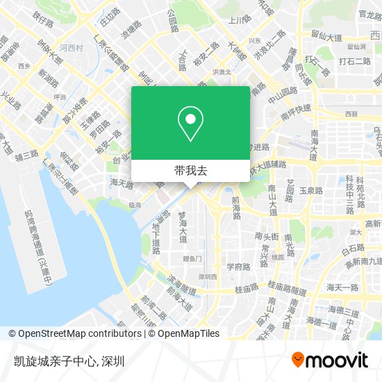 凯旋城亲子中心地图