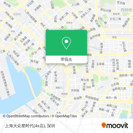 上海大众星时代(4s店)地图