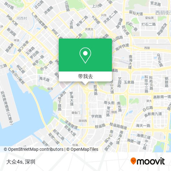 大众4s地图