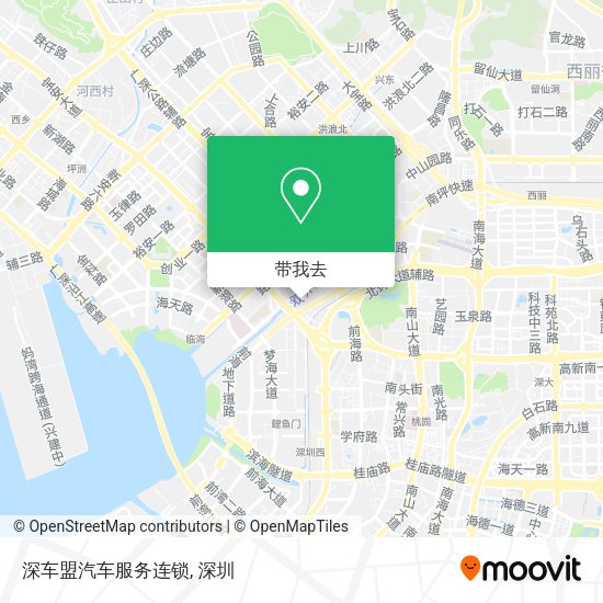 深车盟汽车服务连锁地图