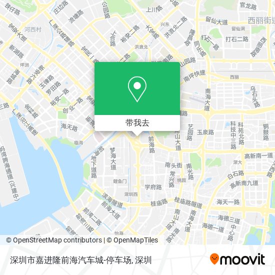 深圳市嘉进隆前海汽车城-停车场地图