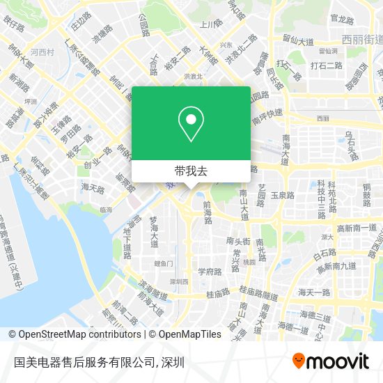 国美电器售后服务有限公司地图