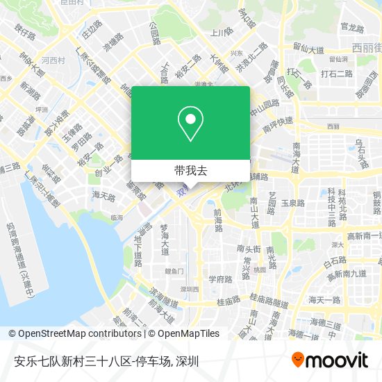 安乐七队新村三十八区-停车场地图