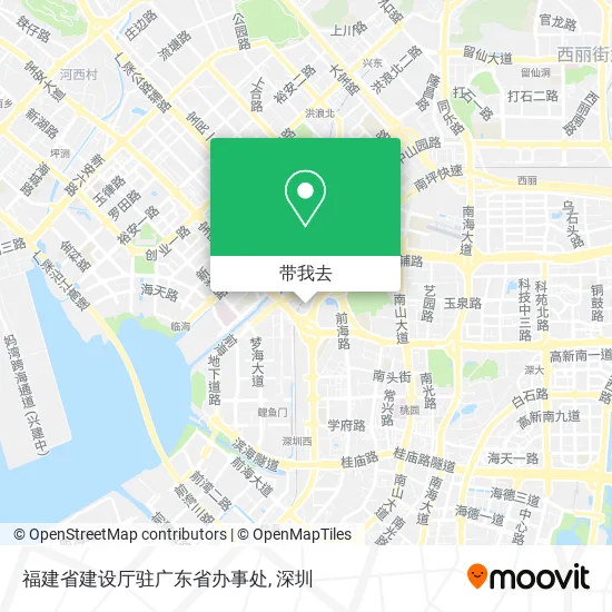 福建省建设厅驻广东省办事处地图