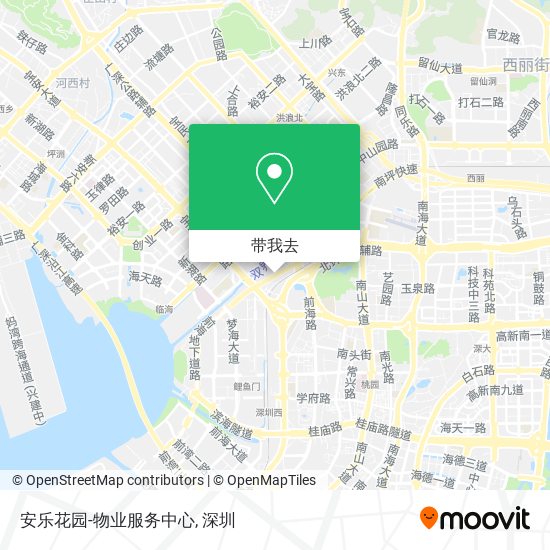 安乐花园-物业服务中心地图