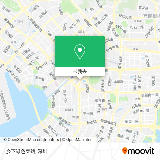 乡下绿色菜馆地图