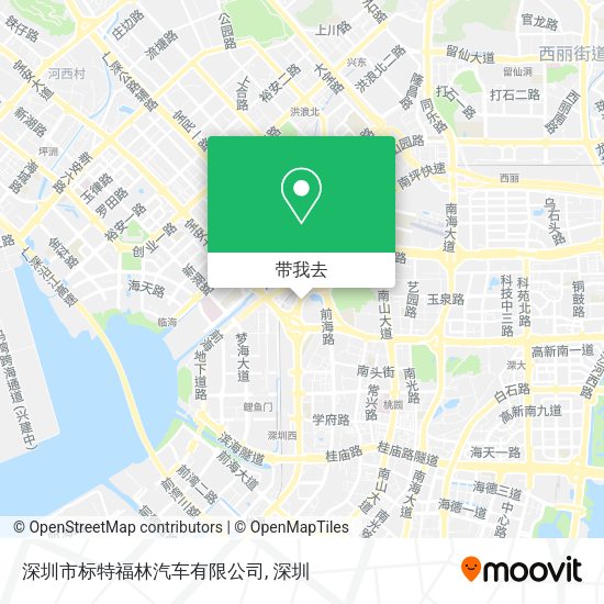 深圳市标特福林汽车有限公司地图